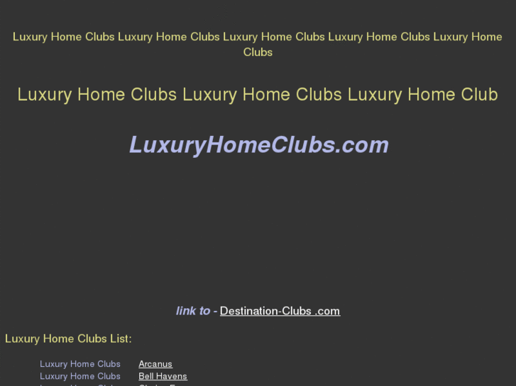 www.luxuryhomeclubs.com