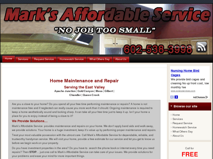www.marksaffordableservice.com