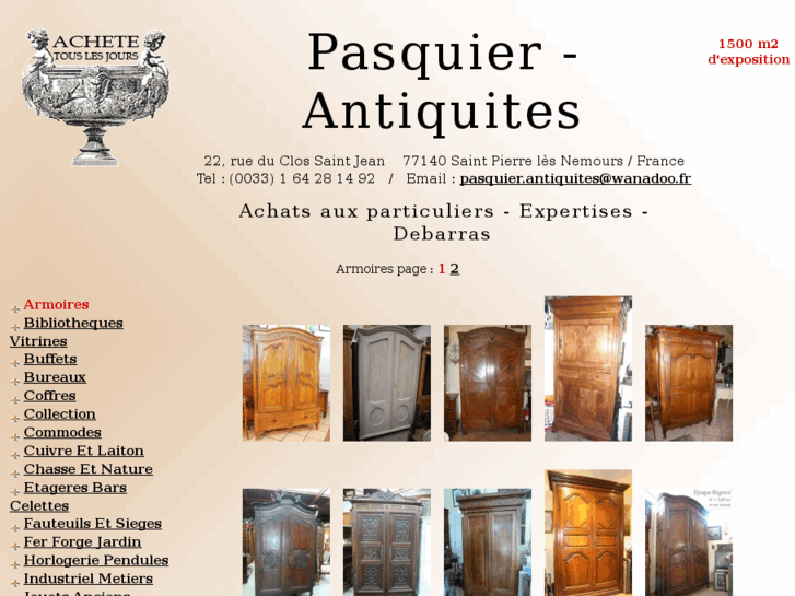 www.pasquier-antiquites.com