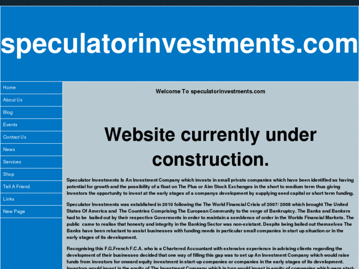 www.speculatorinvestments.com