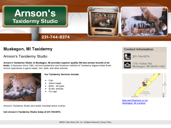 www.arnsonstaxidermystudio.com