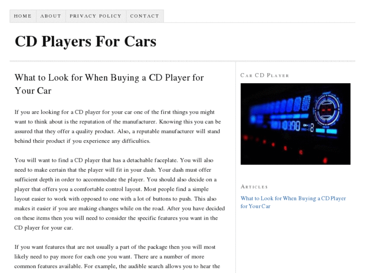 www.cdplayersforcars.org