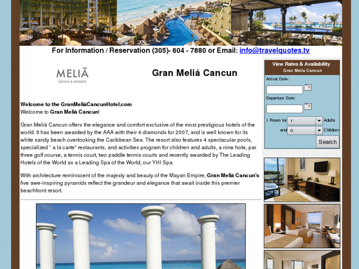 www.granmeliacancunhotel.com