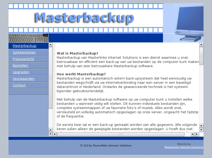 www.masterbackup.nl