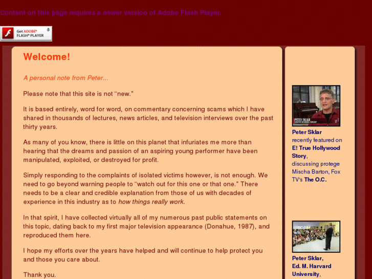www.petersklarscam.com