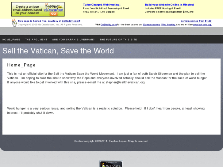 www.sellthevatican.org