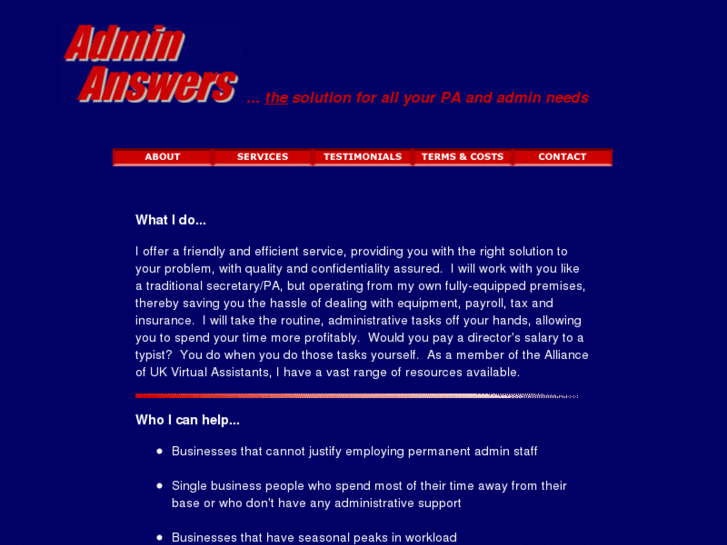 www.admin-answers.co.uk