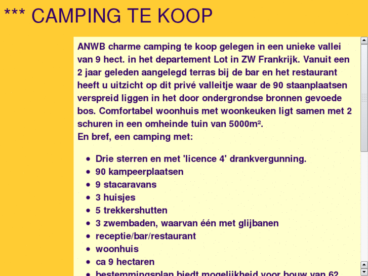 www.campingtekoop.net