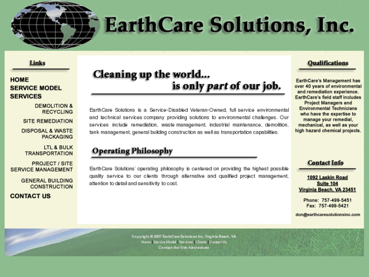 www.earthcaresolutionsinc.com