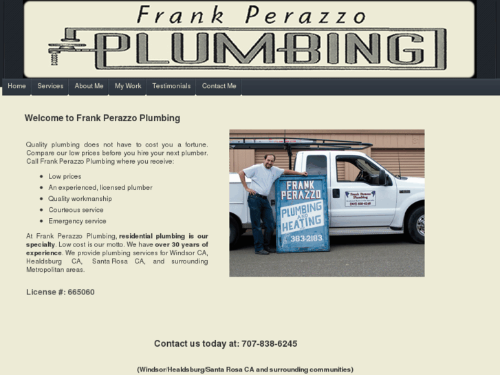 www.frankperazzoplumbing.com