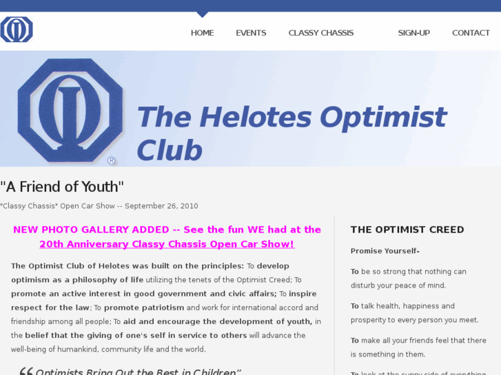 www.helotesoptimistclub.com