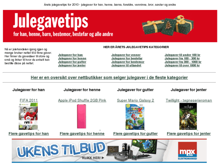 www.julegavetips.net