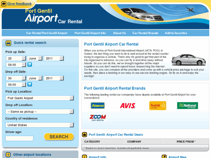 www.portgentilairportcarrental.com