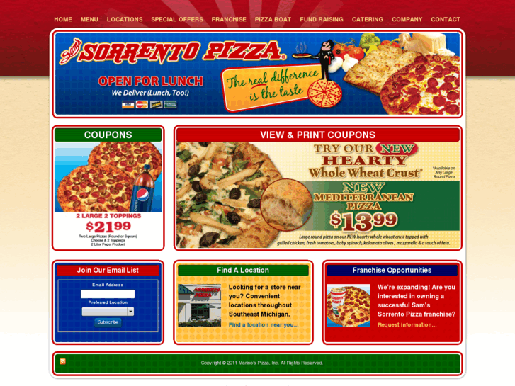 www.sorrentopizza.com