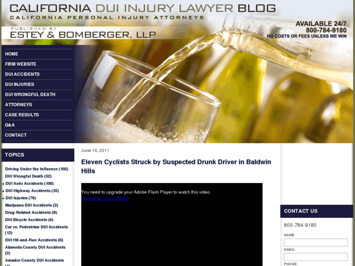 www.californiaduiinjurylawyerblog.com