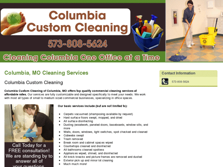 www.columbiacustomcleaning.net