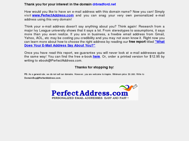 www.drbradford.net