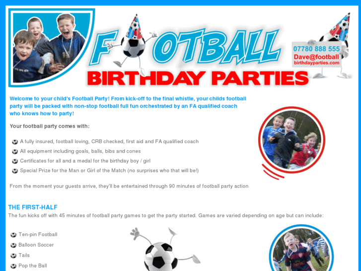 www.footballbirthdayparties.com