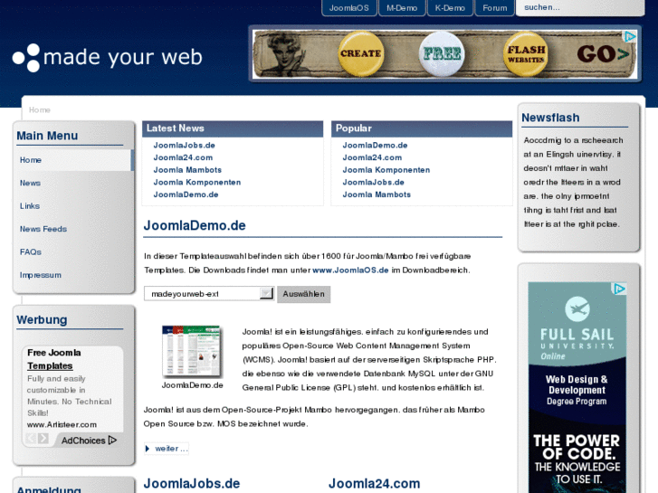 www.joomlademo.de