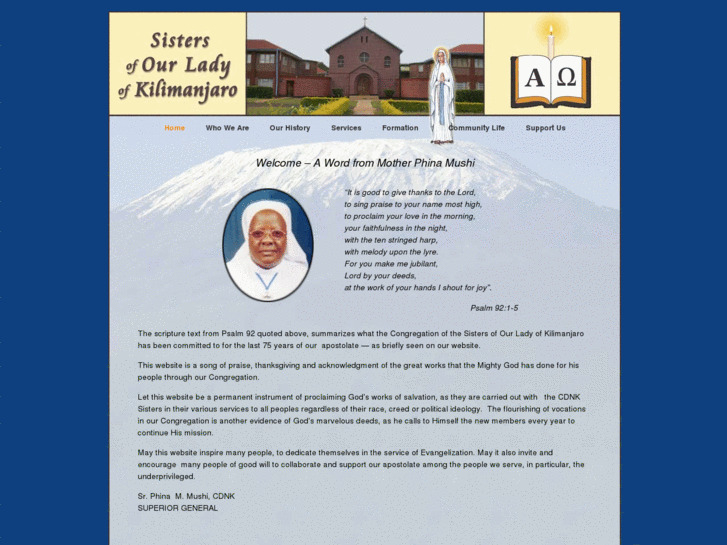 www.ourladyofkilimanjaro.com