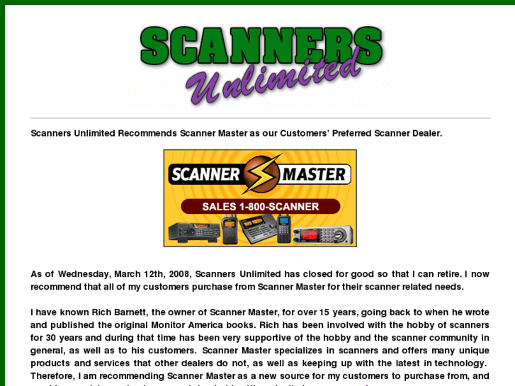 www.scannersunlimited.com