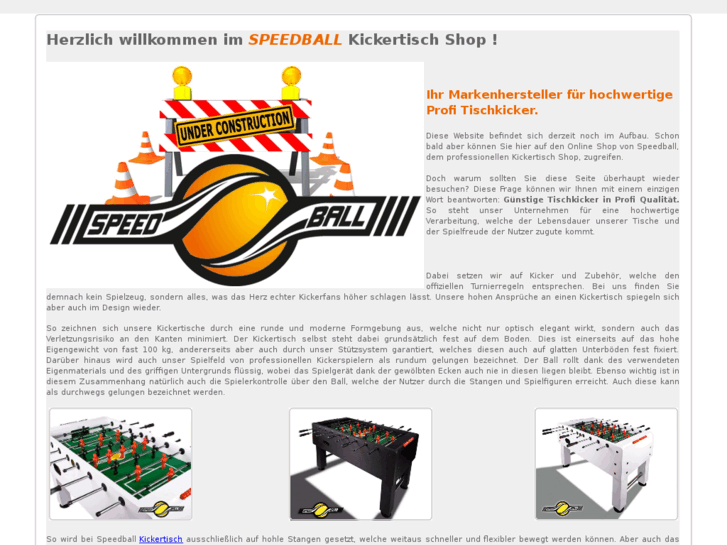 www.speedball-tischkicker.de