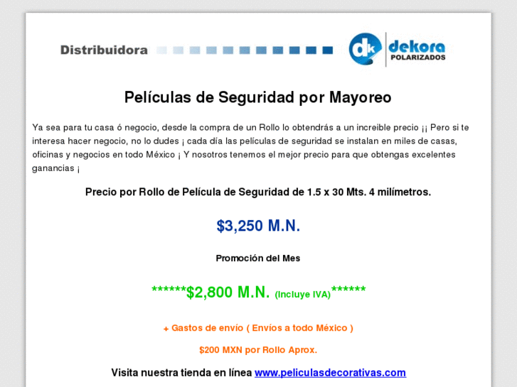 www.distribuidoradepolarizados.com