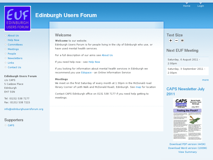 www.edinburghusersforum.org