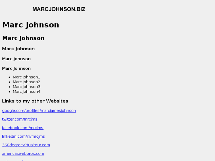 www.marcjohnson.biz