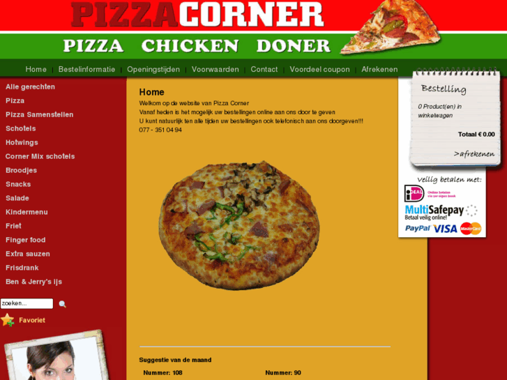 www.pizzacornervenlo.nl