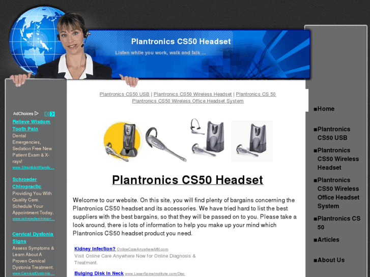 www.plantronicscs50headset.com