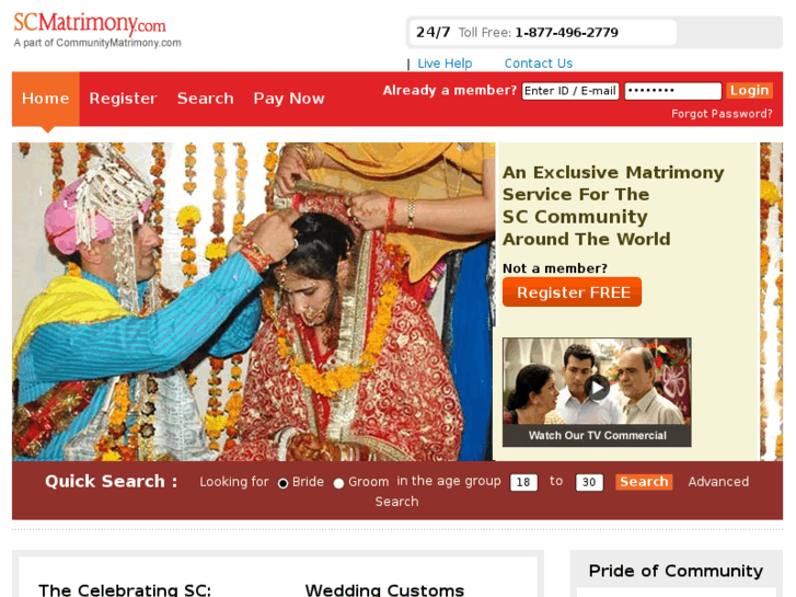 www.scheduledcastematrimony.com