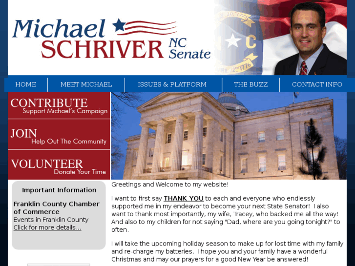 www.schriverforncsenate.com