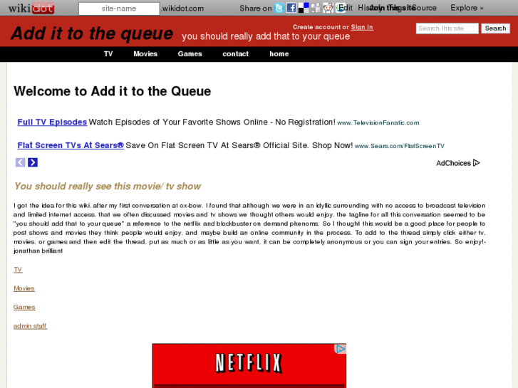 www.addittothequeue.com