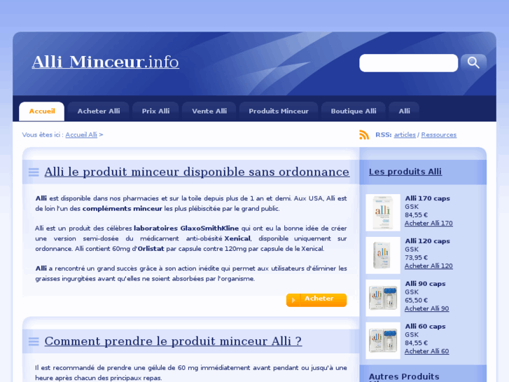 www.alli-minceur.info