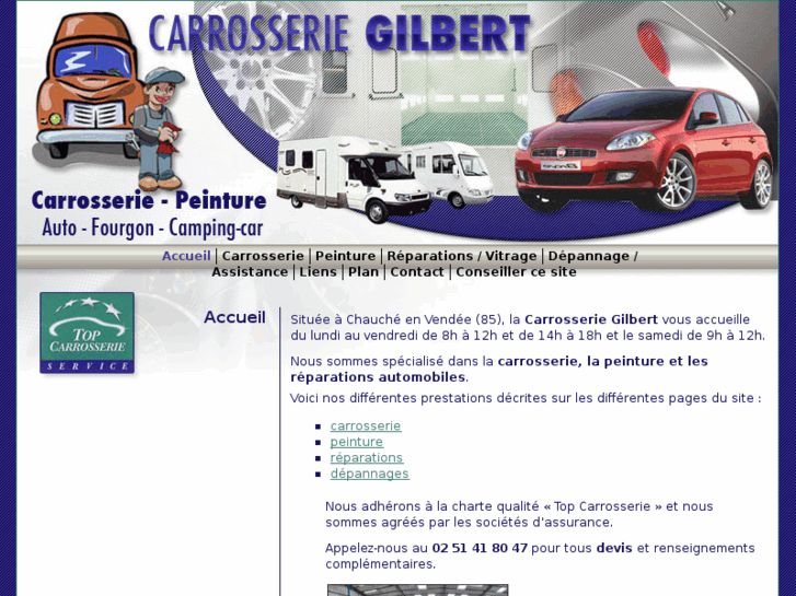 www.carrosserie-gilbert.com