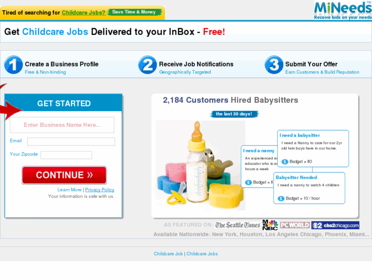 www.childcare-jobs.info