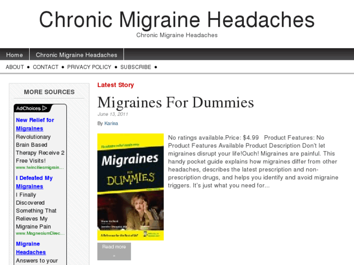 www.chronicmigraineheadaches.com