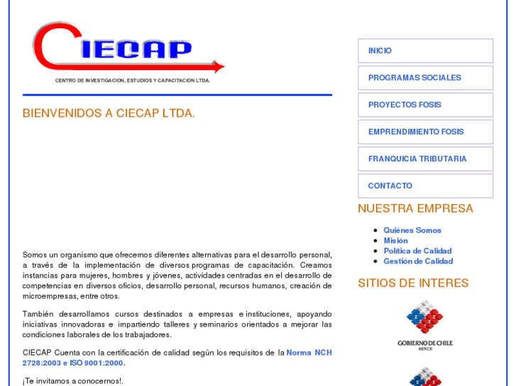 www.ciecap.cl