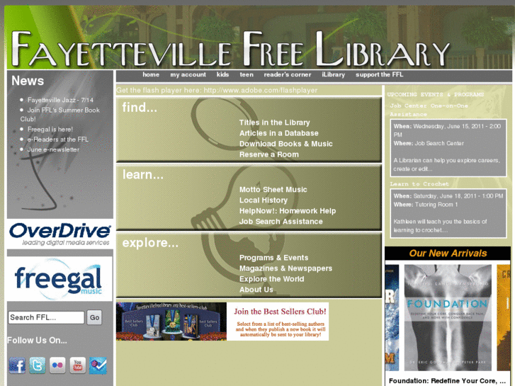 www.fayettevillefreelibrary.org