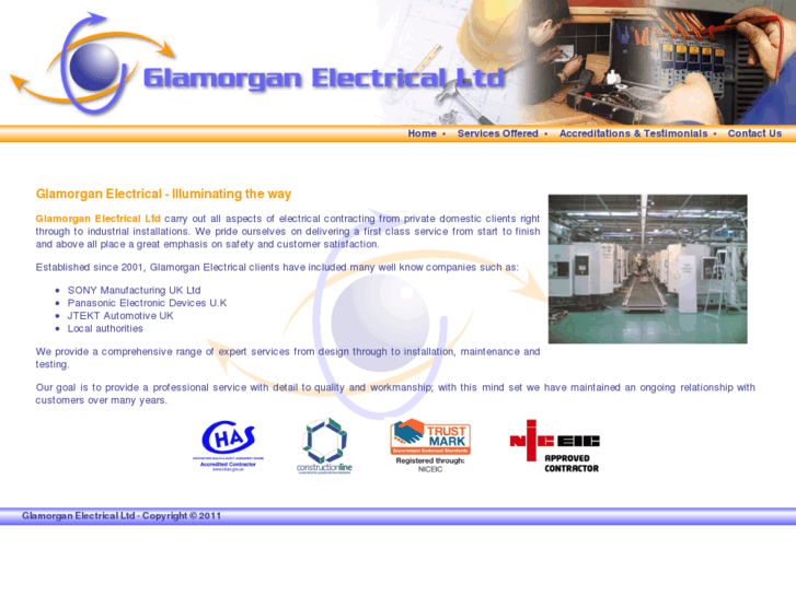 www.glamorgan-electrical.com