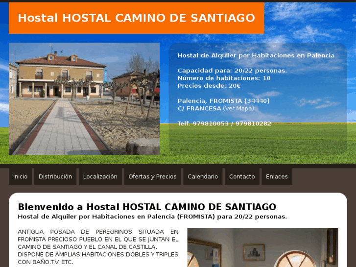 www.hostalcaminodesantiago.es