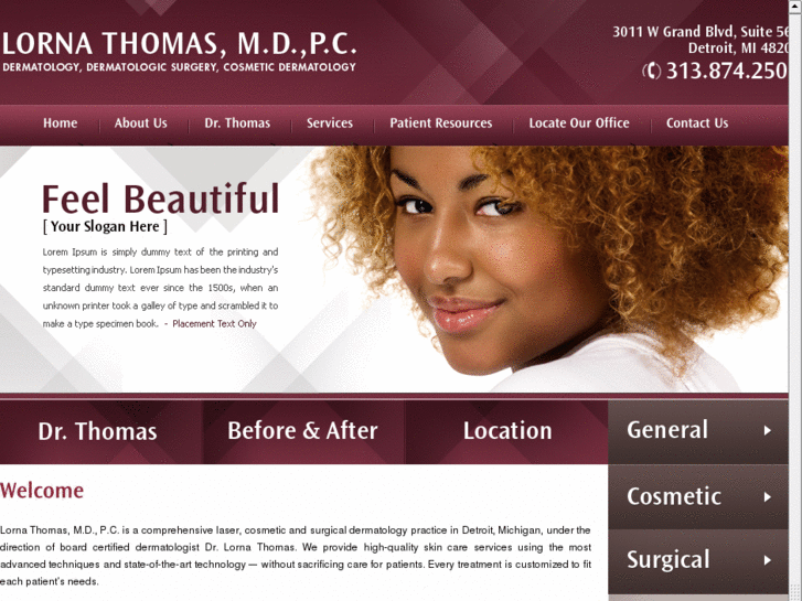 www.lornathomasmddermatology.com