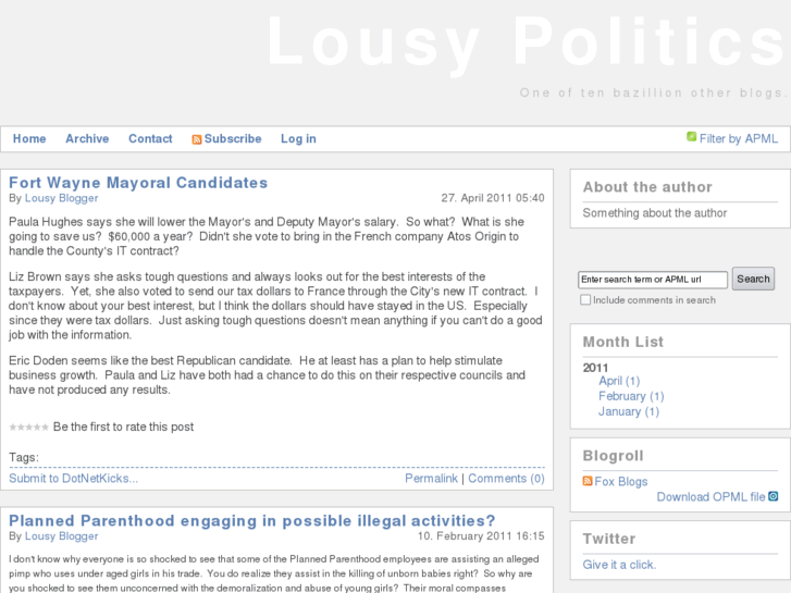 www.lousypolitics.com