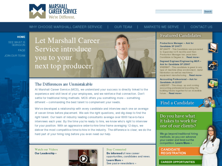 www.marshallcareerservice.com