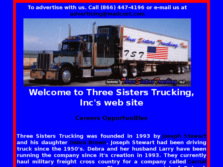 www.threesisterstrucking.com