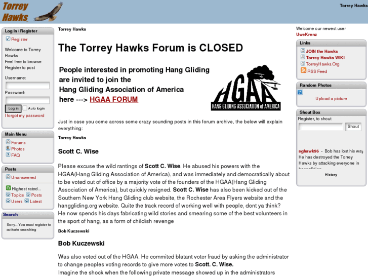 www.torreyhawksforum.org