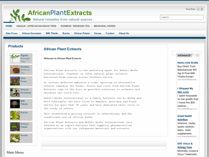 www.africanplantextracts.com