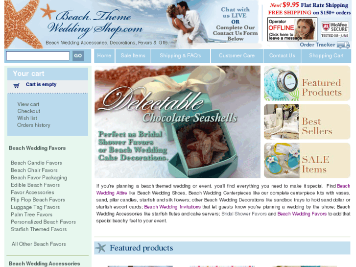 www.beachthemeweddingshop.com