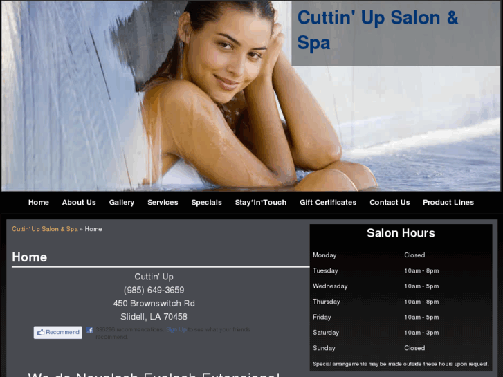 www.cuttinupsalonandspa.com